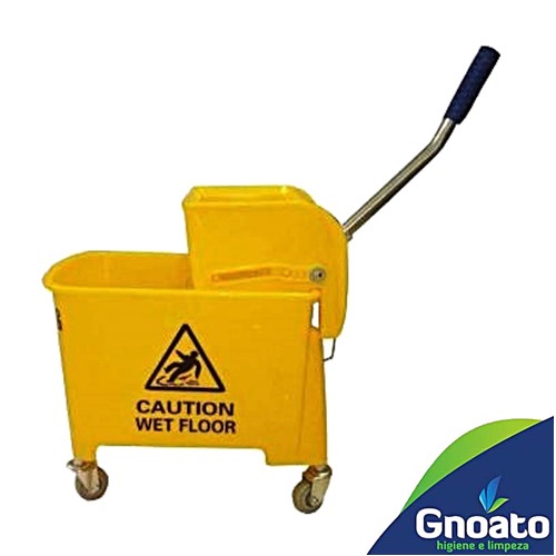 Carro Para Limpeza NOBRE Profissional 20 L 2 Águas Com Espremedor