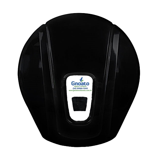 Dispenser Para Papel Higienico Rolão GNOATO City Preto 300/500 m